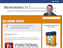 Tablet Screenshot of browdering.com